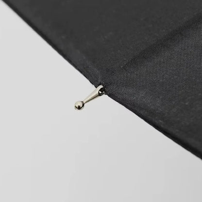 Close-up detail of the metal tip on the end of a canopy rib of the 24-rib umbrella.