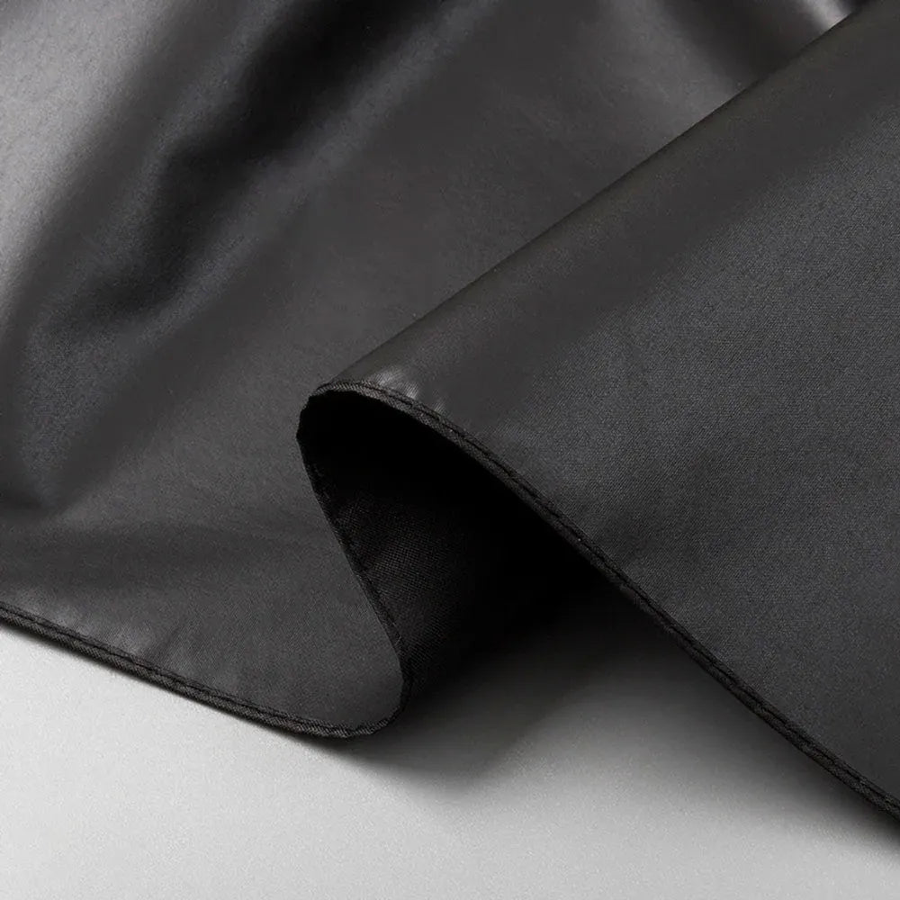 Close-up shot showing the texture of the high-quality, water-repellent 210T pongee fabric canopy.