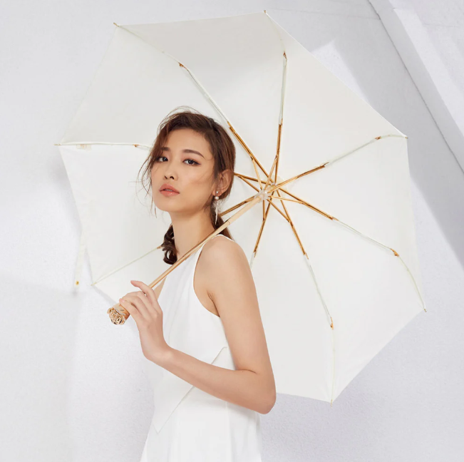 Luxury Ladies Umbrella - Rose Flower