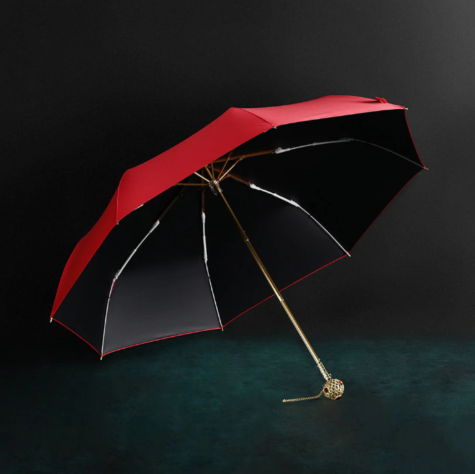 Prestige Crystal Handle Folding Umbrella