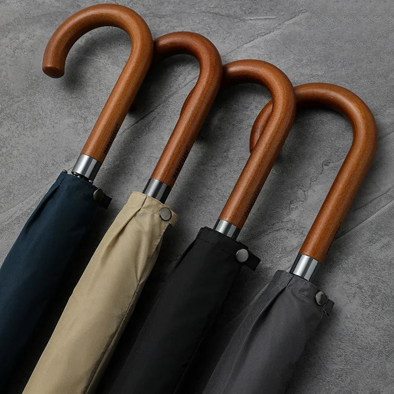 Compact closed view of the Imperial Classic umbrella, perfect for portability.